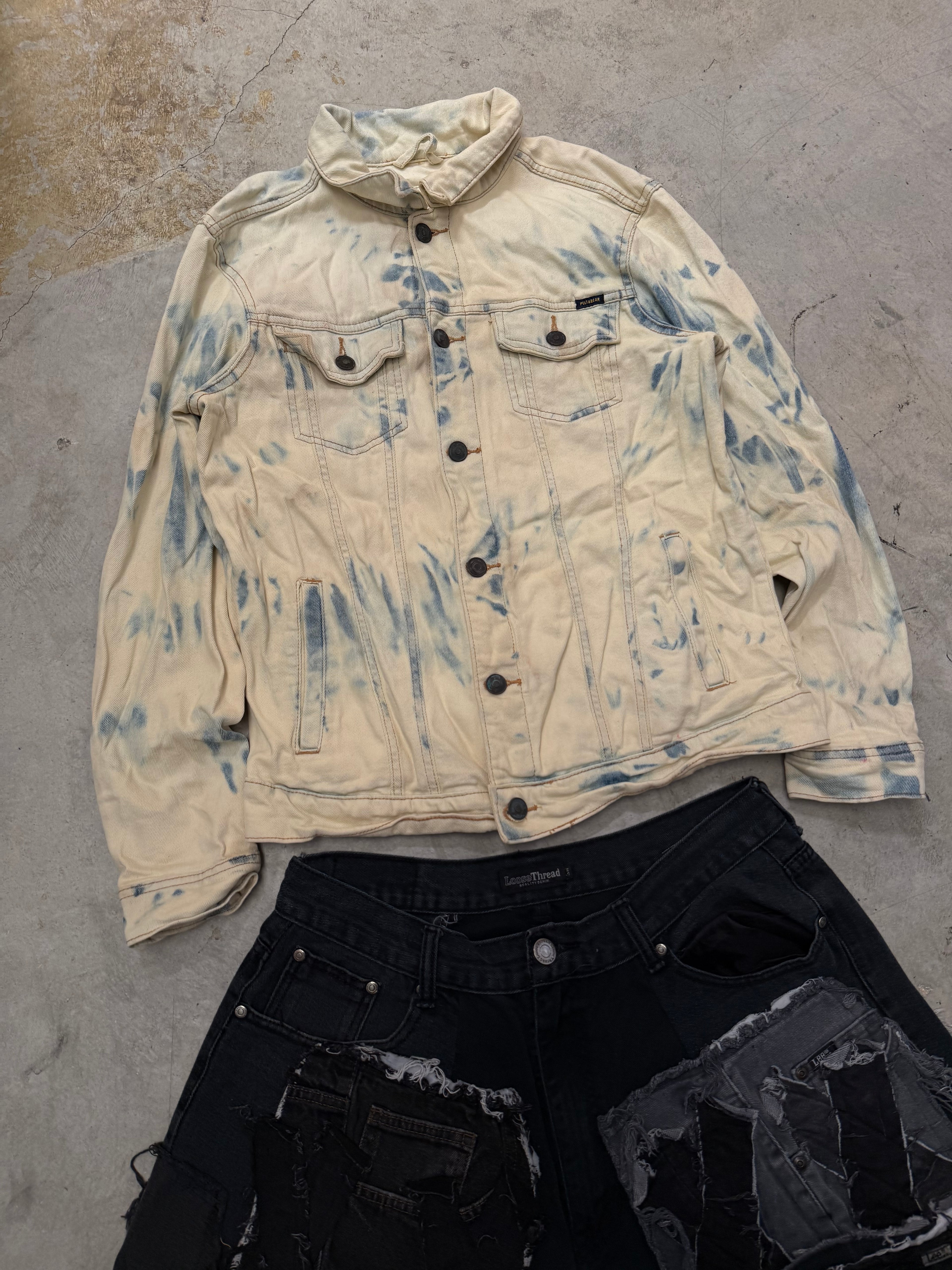 Vintage Tejana Y2k Bleached Jacket (M)