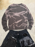 Vintage Knitted Y2k Bleached Sweater custom (XL)