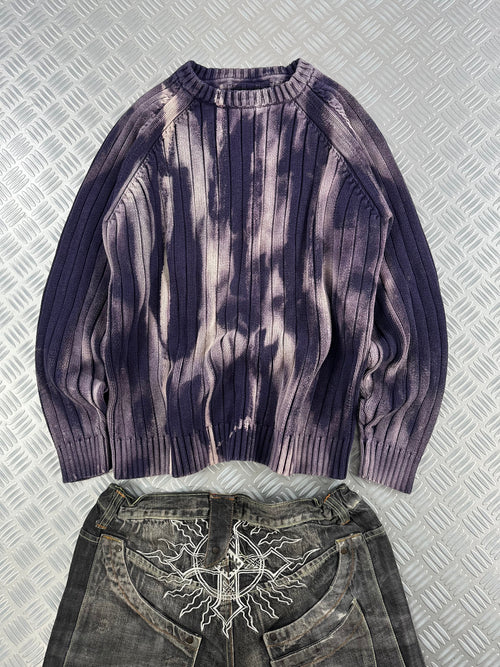 Handmade knitted sweater vintage (L)