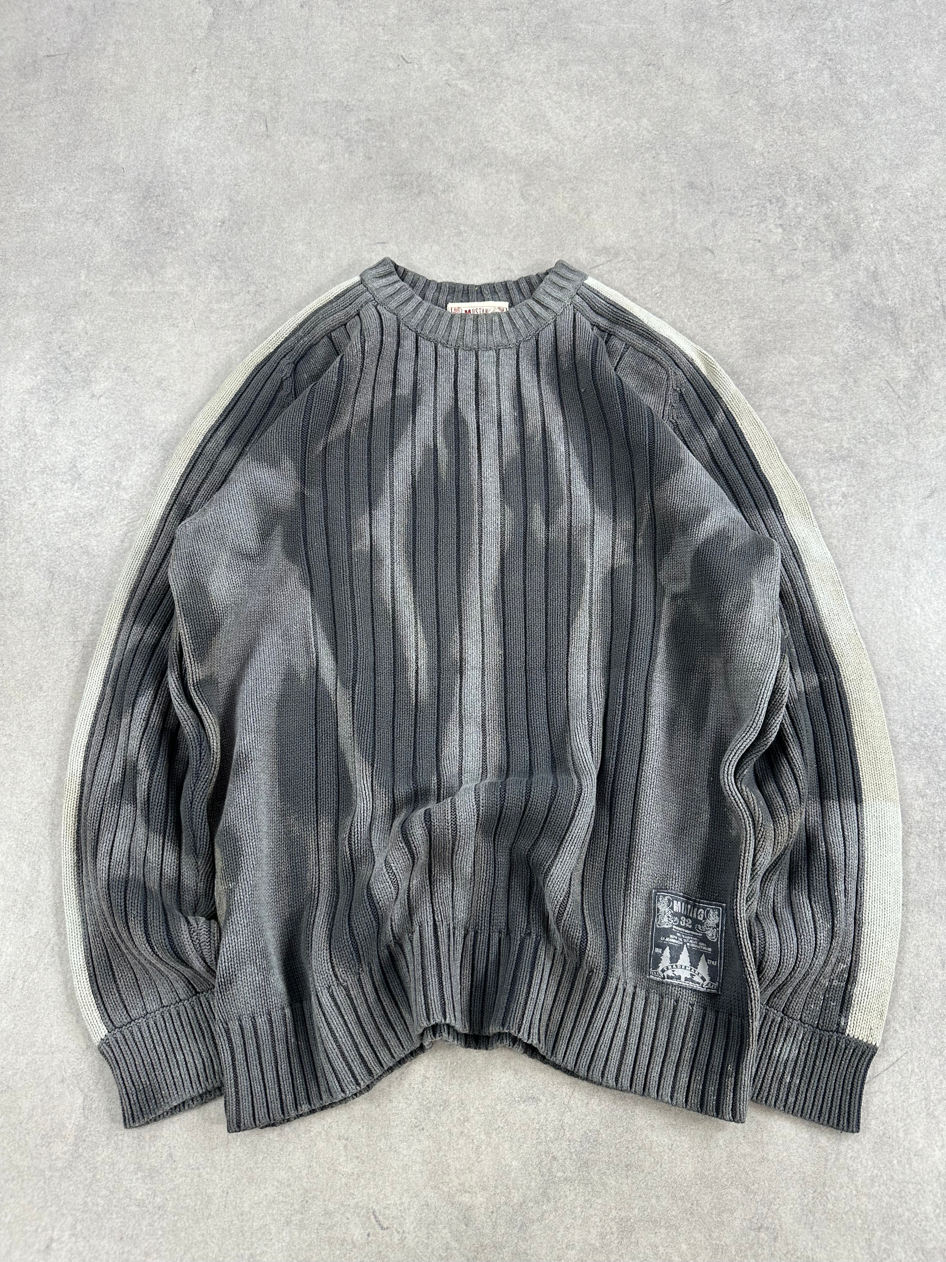 Knitted sweater vintage custom y2k (M)