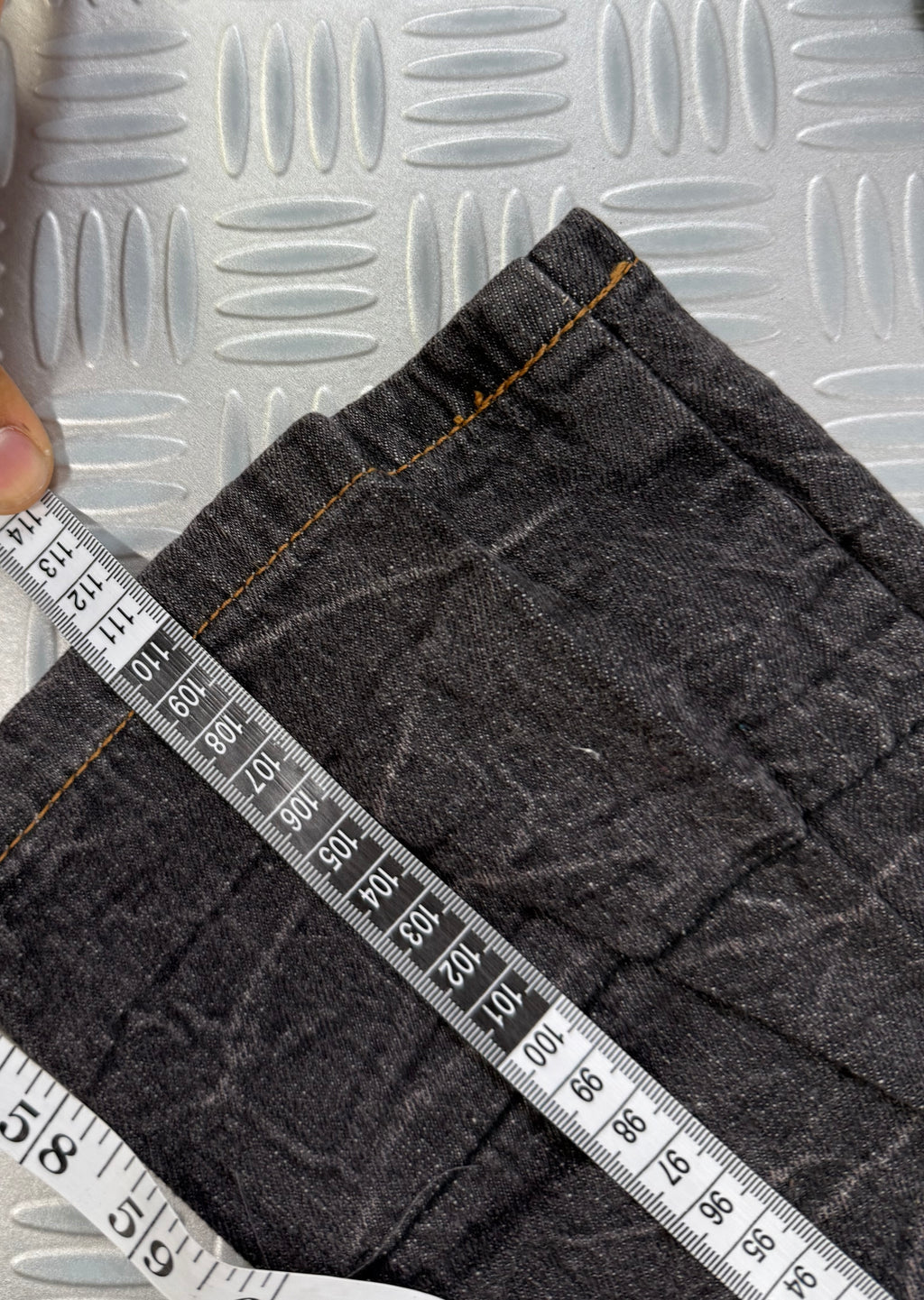 Double waist Japanese y2k jeans vintage (M)