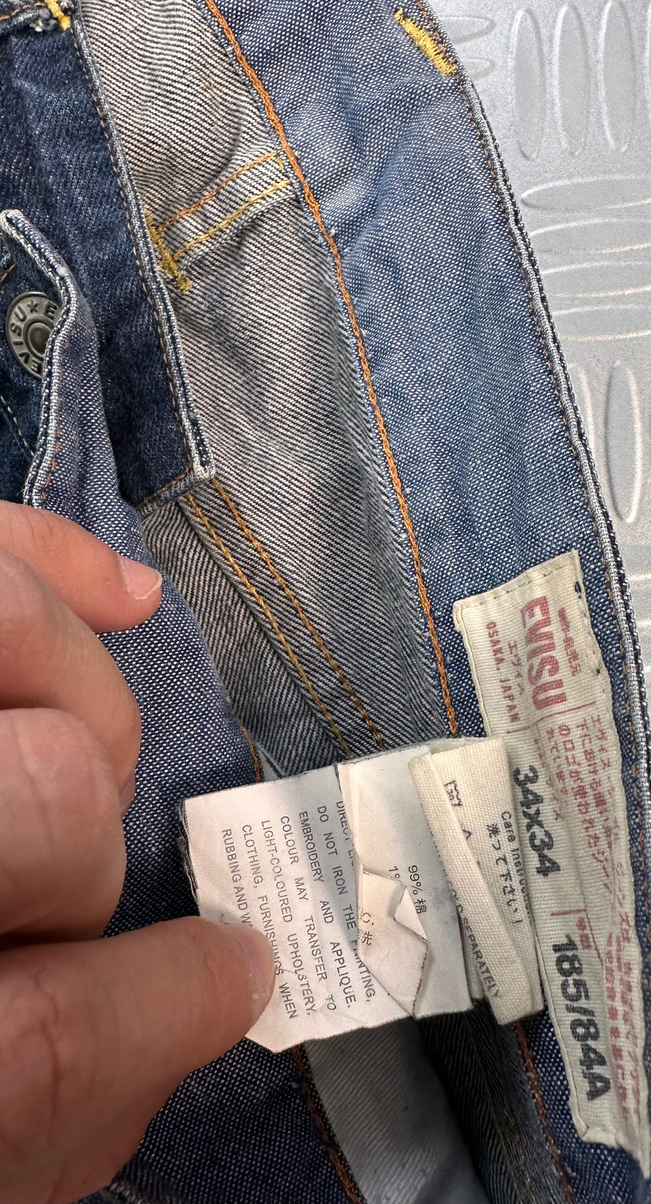 Evisu jeans vintage 2000’s y2k (L)
