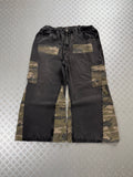 Vintage Patchwork y2k Ultra Baggy Hip Hop Jeans 00s custom (L)