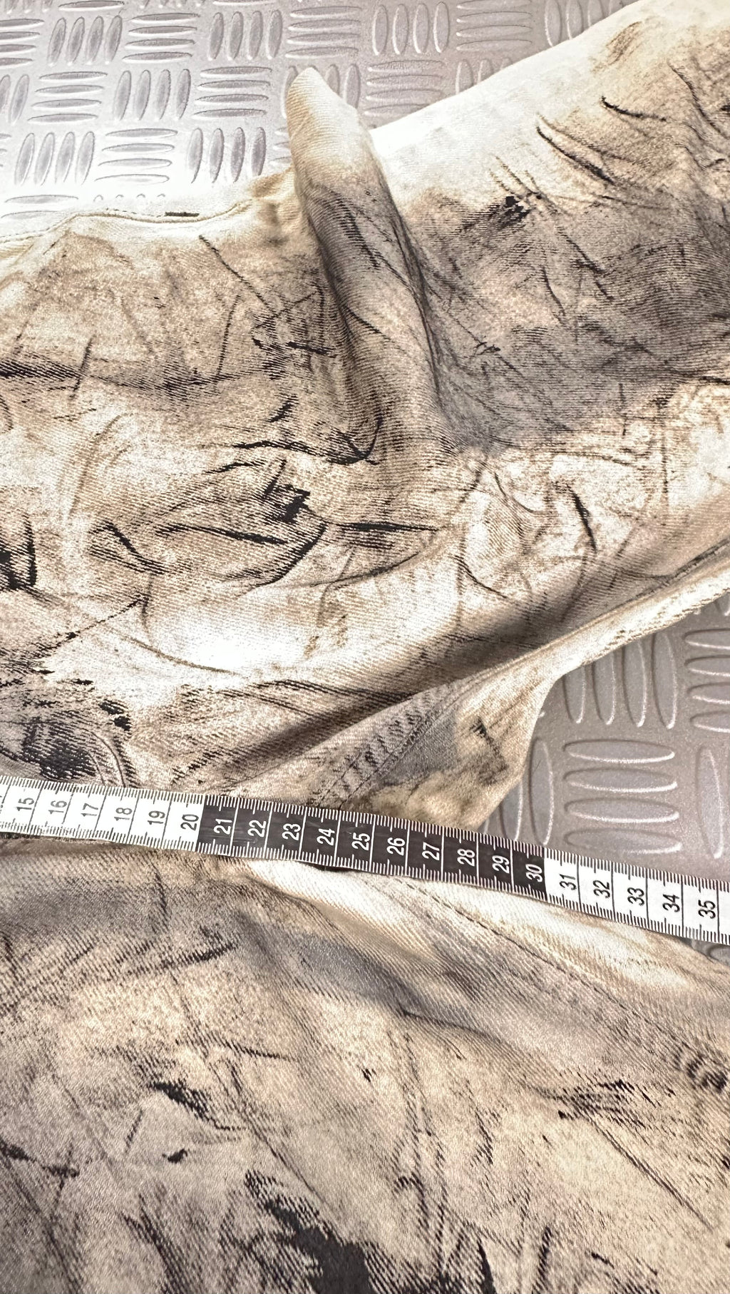 Vintage custom jeans faded y2k (L)