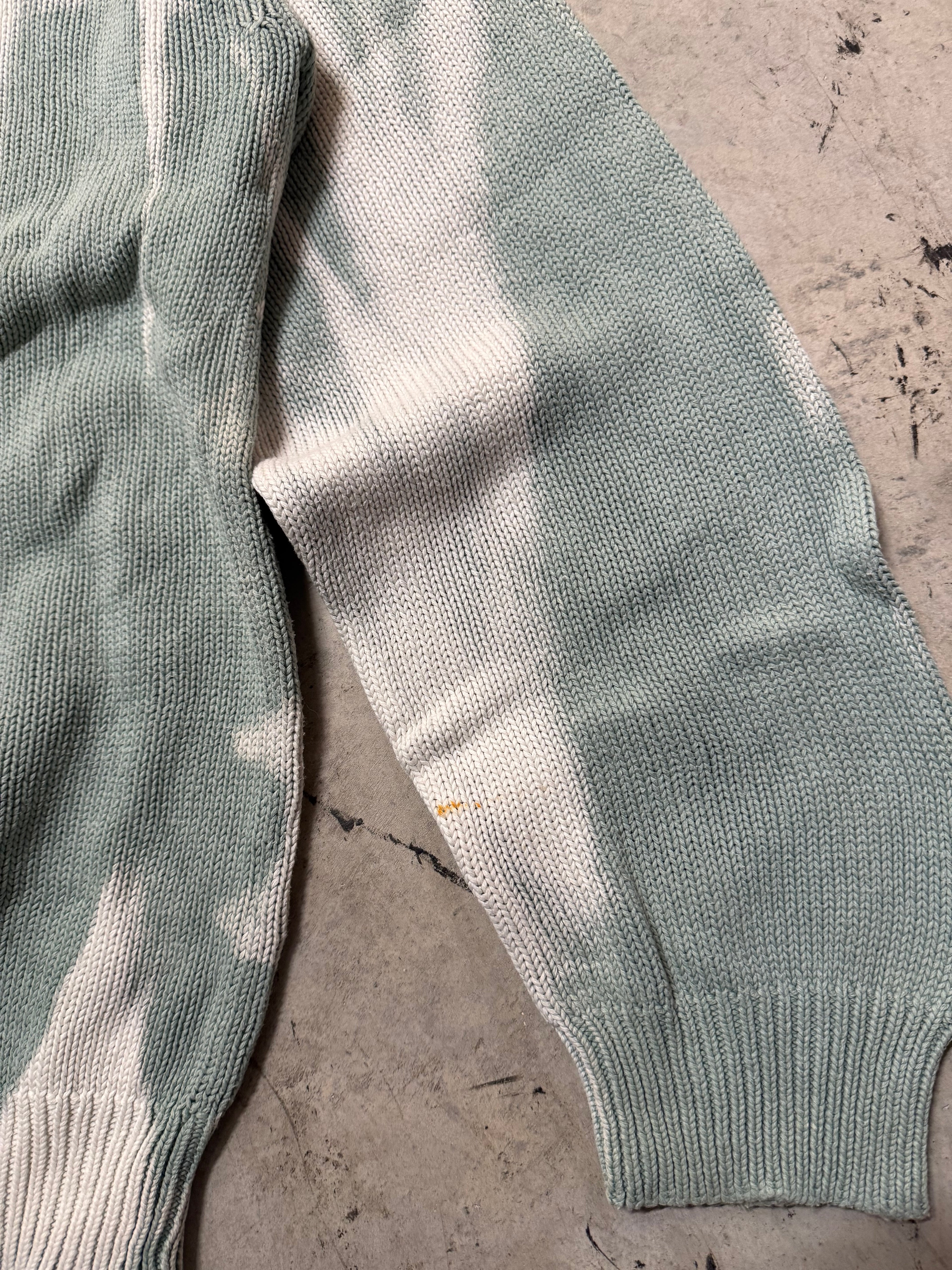Vintage Knitted Y2k Bleached Sweater (L)