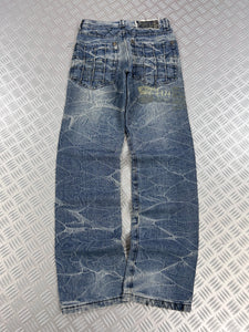 Japanese denim jeans faded vintage ( 38)