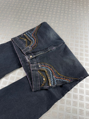 Vintage Y2K Japanese Boot cut Jeans (40)