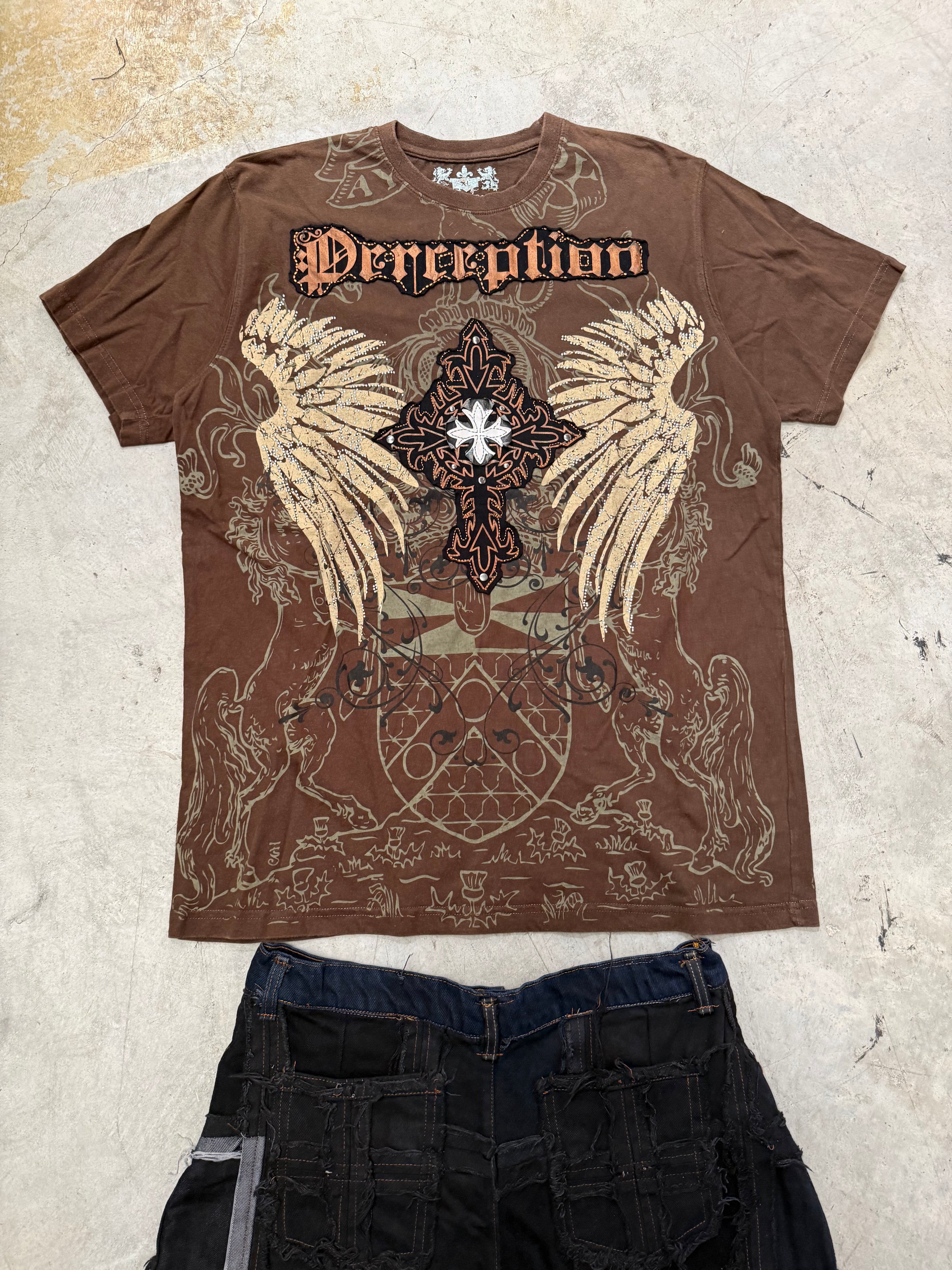 Vintage Redemption Y2k Affliction style T-Shirt (XL)