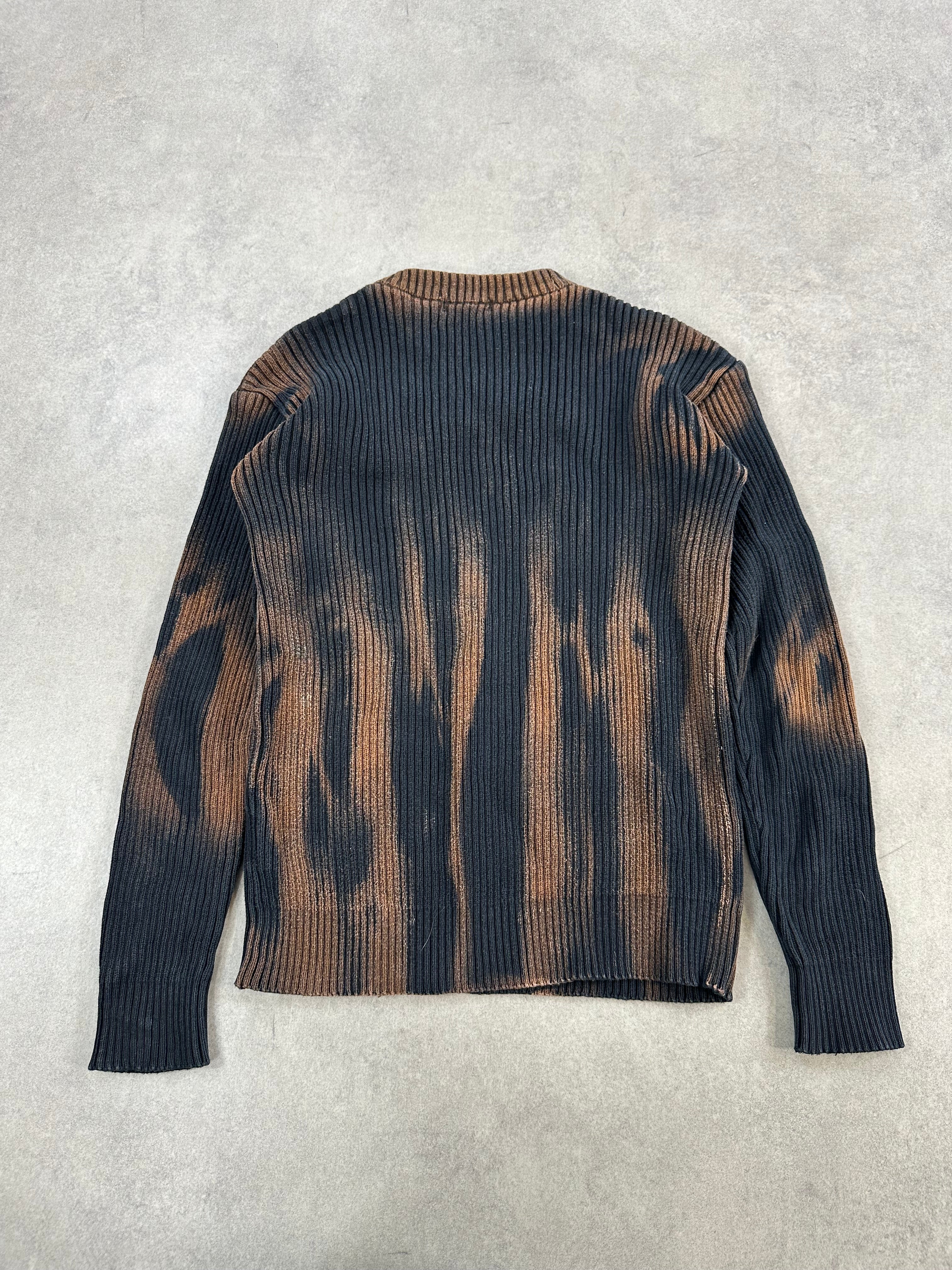 Vintage Knitted Y2k Bleached Sweater (M)