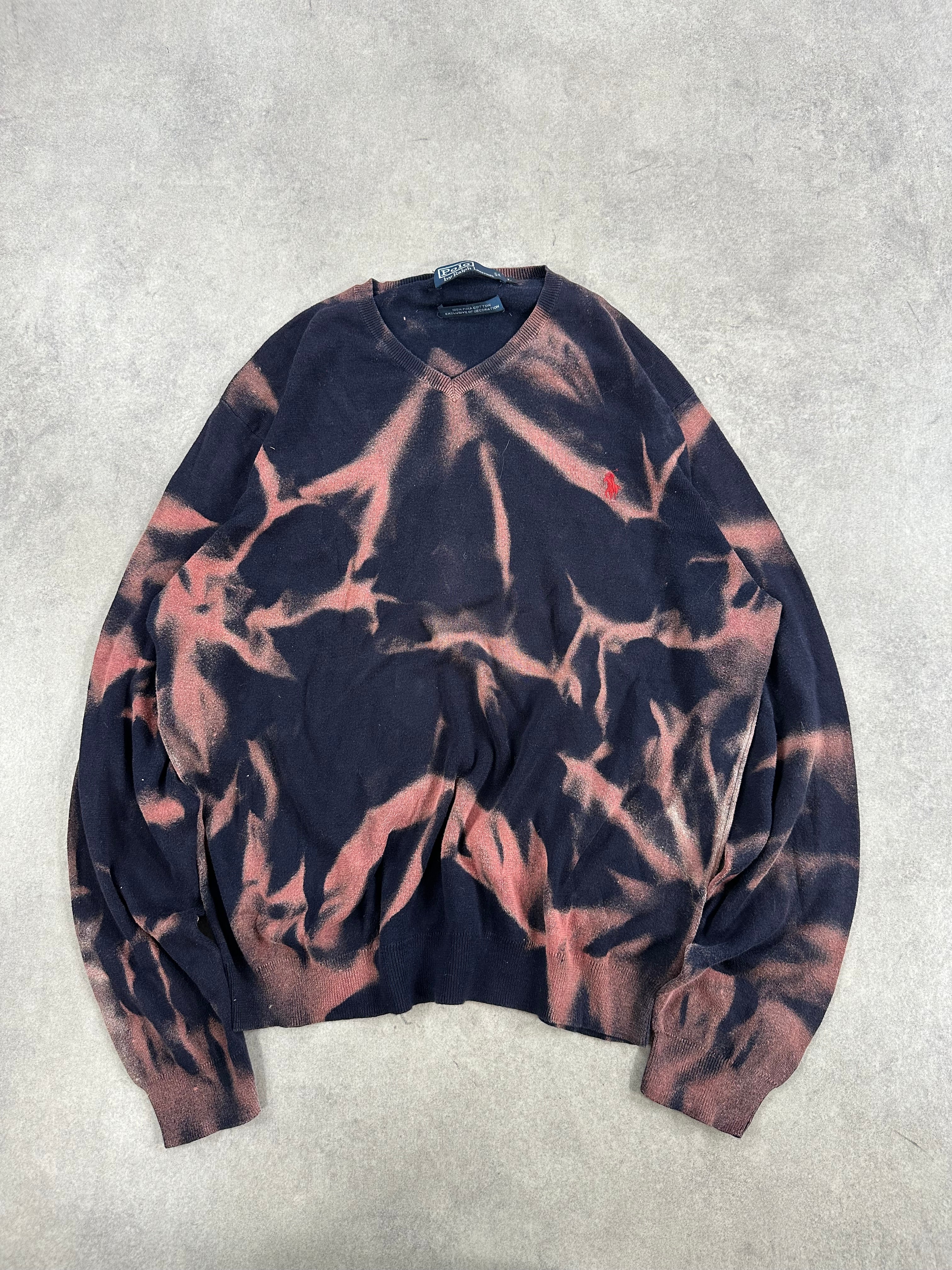 Polo Ralph Lauren sweater custom y2k (L)
