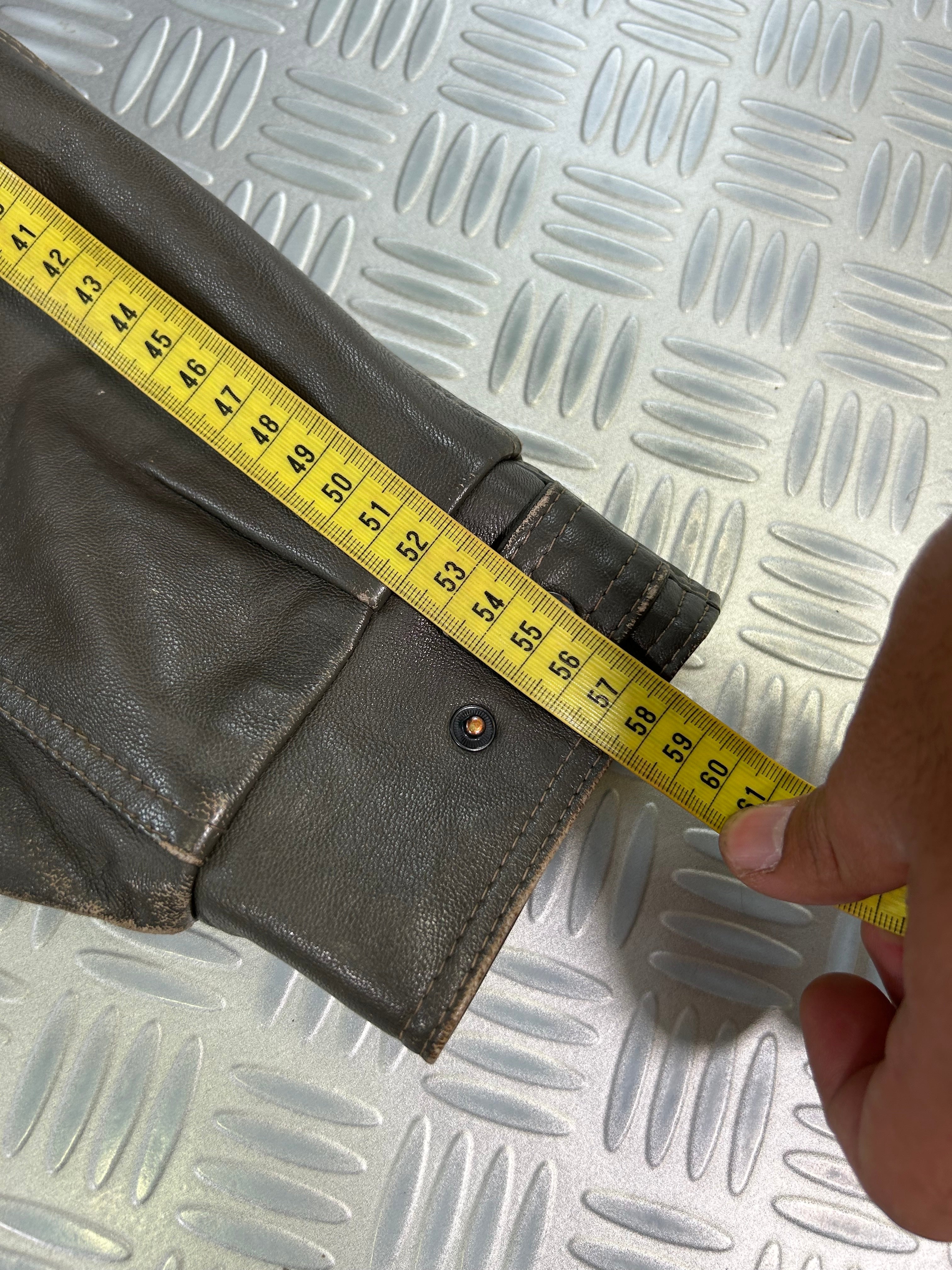 Leather Bomber Jacket Vintage Suede 90s Boxy fit