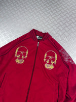 Vintage bomber Japanese jacket center clease  (L)