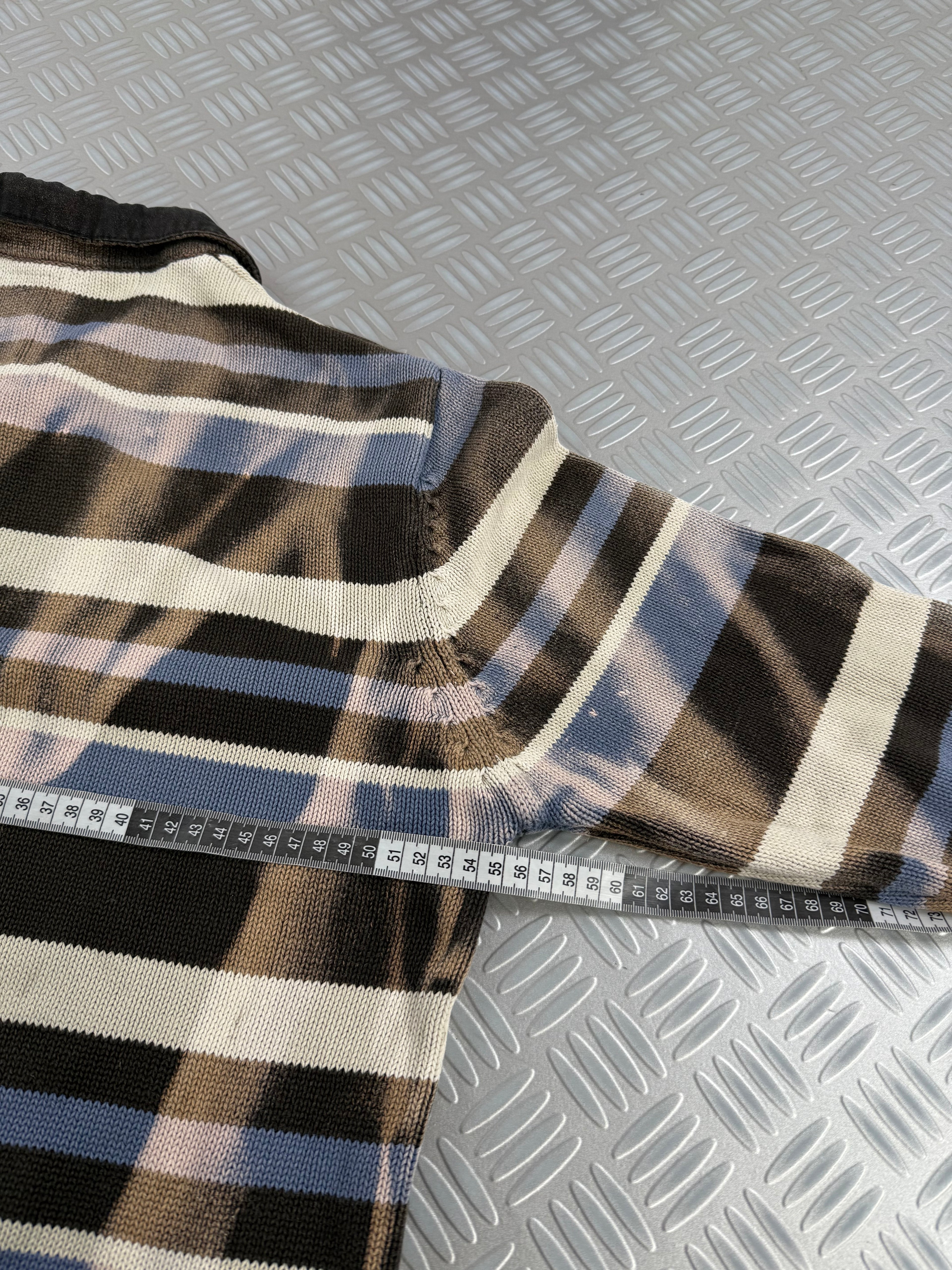 Vintage Knitted Y2k Bleached Sweater (L)