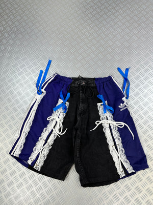 Baggy jorts coquette y2k handmade ( one size )