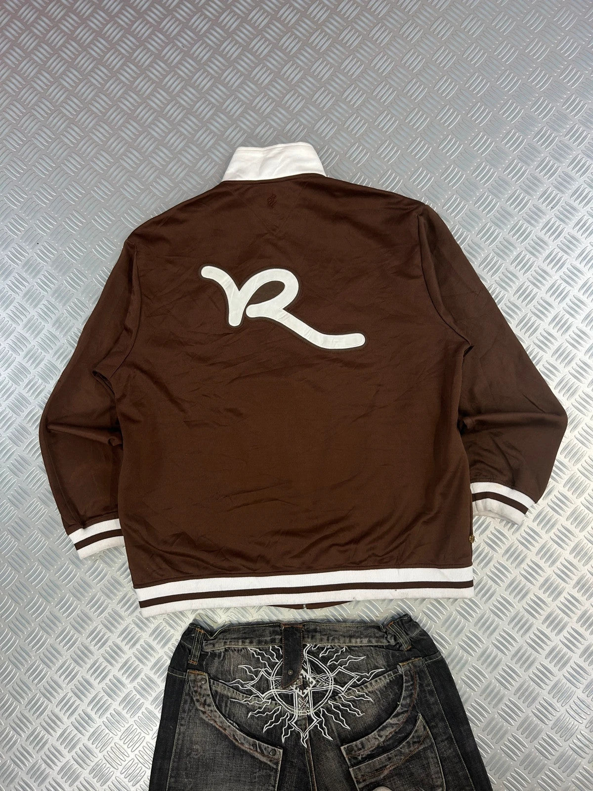 Vintage Rocawear Full Zip Up embroidered Jacket 2000s style rare piece