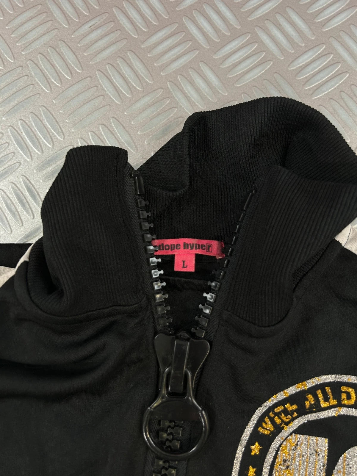 Vintage y2k tribal  Hip Hop Full Zip Up Jacket 90s rare piece