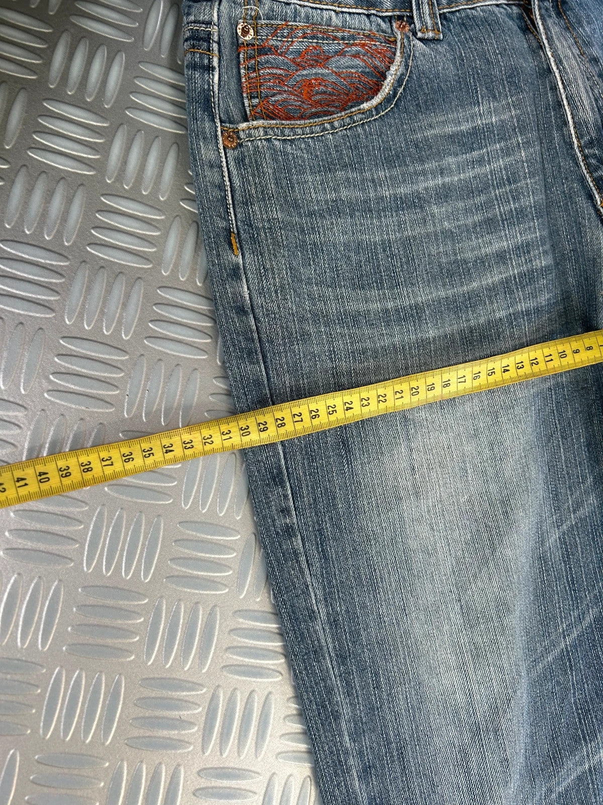 Vintage Tribal y2k Hip Hop Denim Baggy jeans 90s style