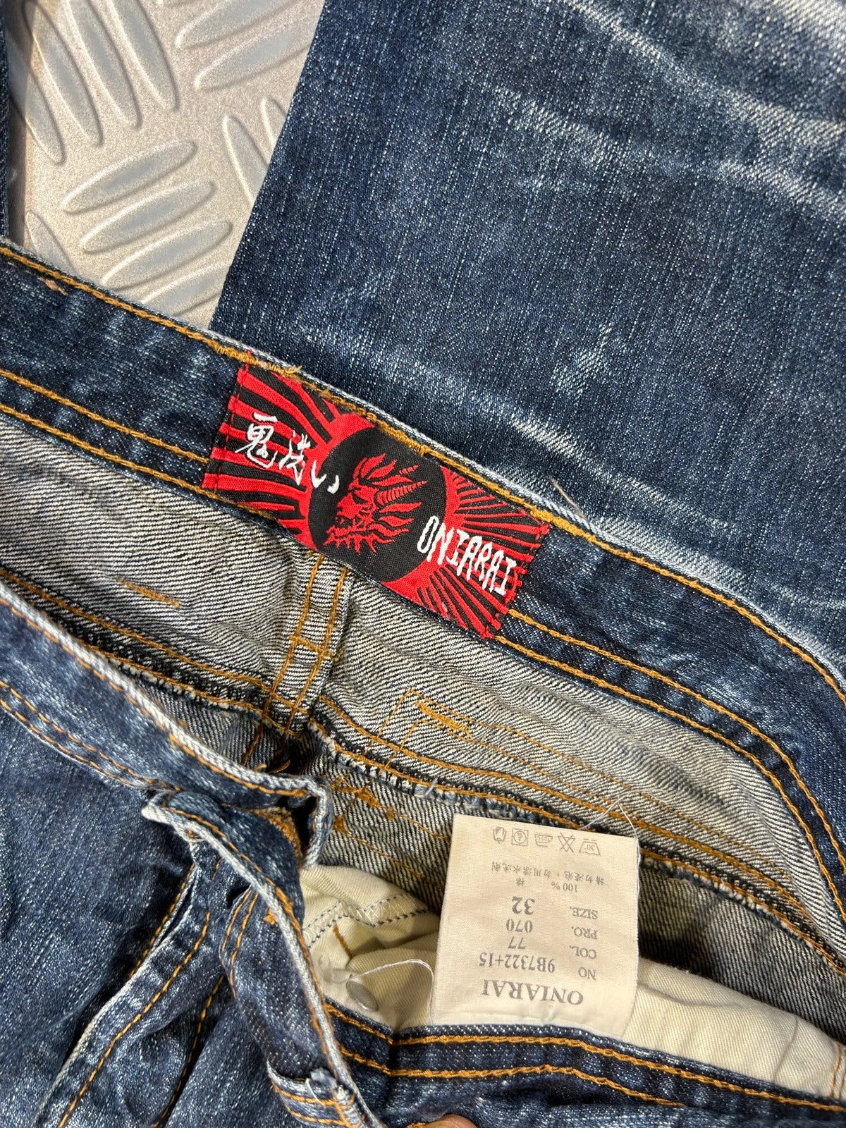 Vintage Onirrri y2k Faded Flared Japanese Jeans 2000s style