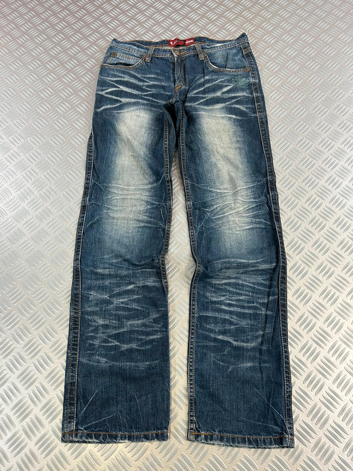 Vintage Onirrri y2k Faded Flared Japanese Jeans 2000s style