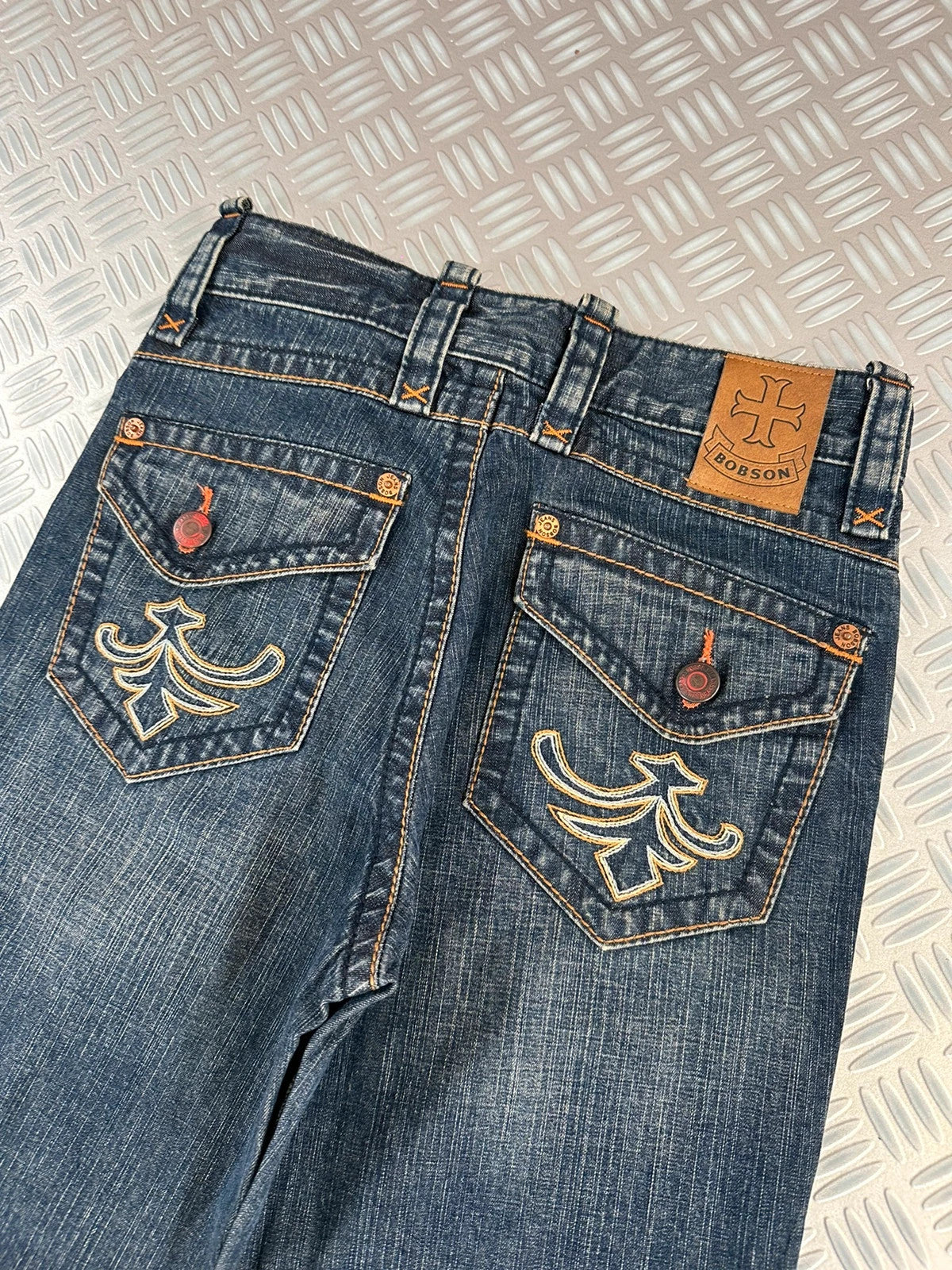 Vintage Bobson Flared Y2K Japanese Jeans rare piece 2000s