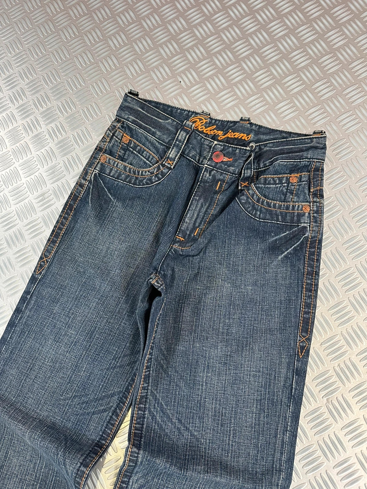 Vintage Bobson Flared Y2K Japanese Jeans rare piece 2000s