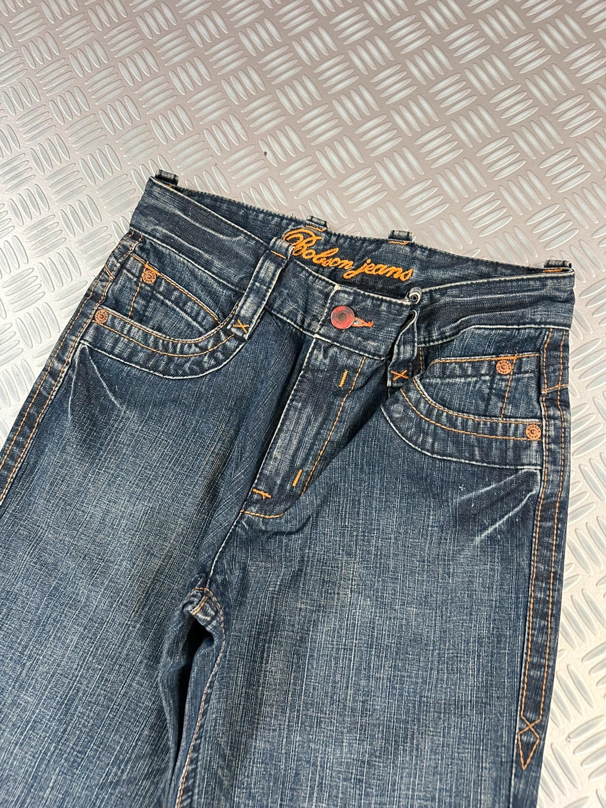 Vintage Bobson Flared Y2K Japanese Jeans rare piece 2000s