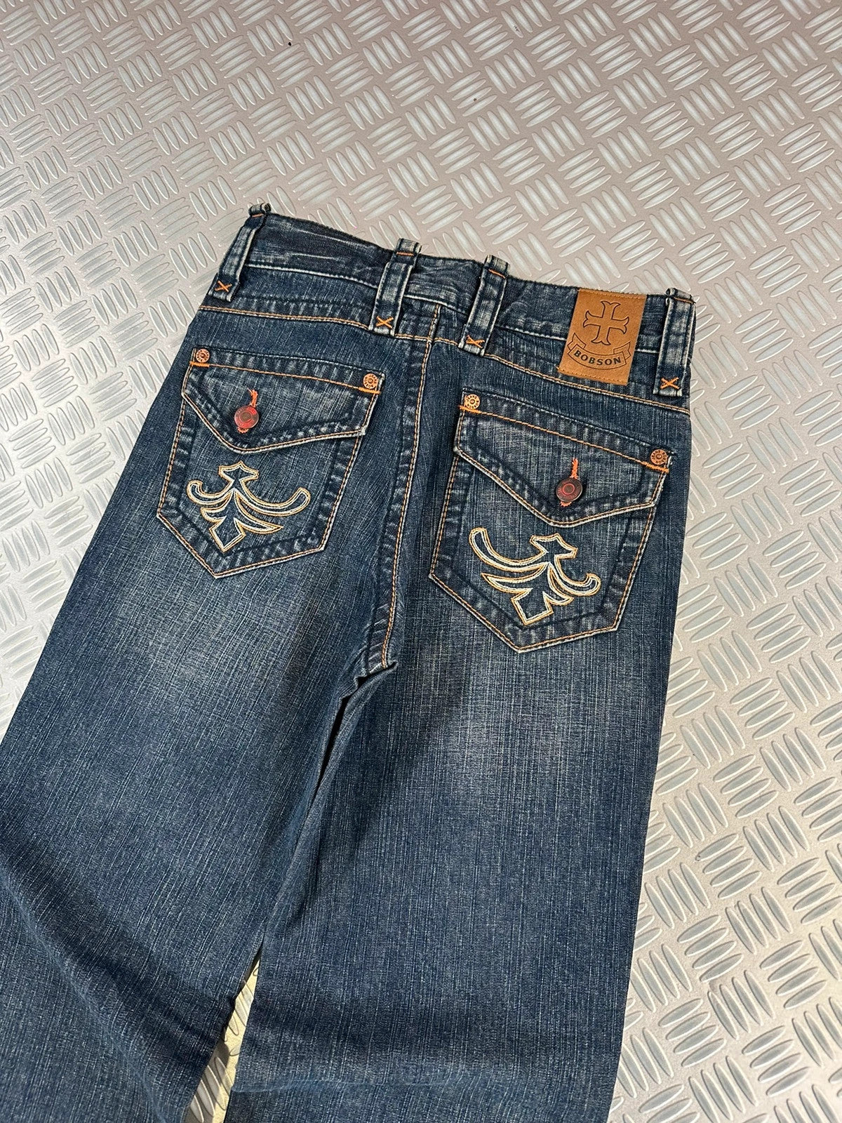 Vintage Bobson Flared Y2K Japanese Jeans rare piece 2000s