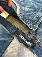 Vintage Faded Flared Rare Y2K Japanese Jeans 2000s