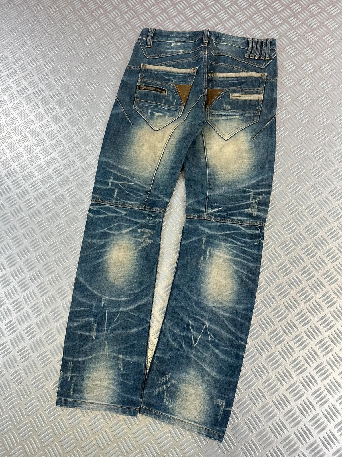 Vintage Faded Flared Rare Y2K Japanese Jeans 2000s