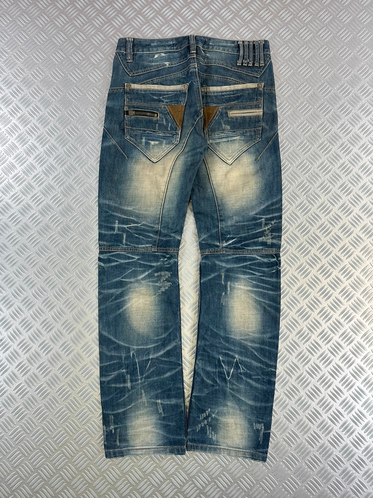 Vintage Faded Flared Rare Y2K Japanese Jeans 2000s