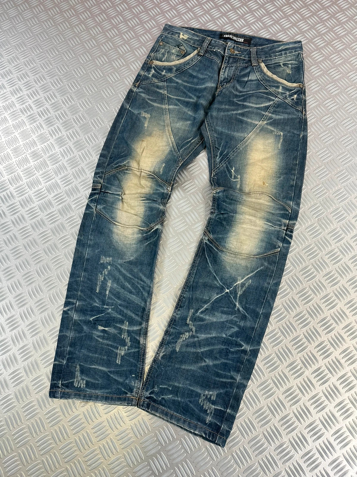 Vintage Faded Flared Rare Y2K Japanese Jeans 2000s