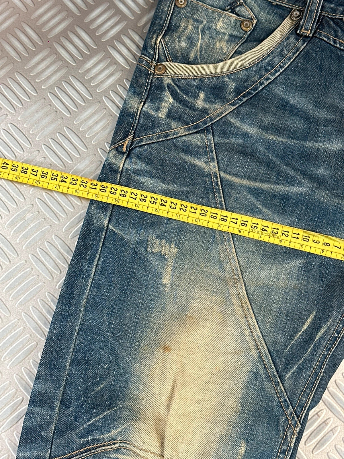 Vintage Faded Flared Rare Y2K Japanese Jeans 2000s