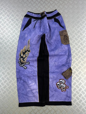 Vintage Faded Y2K Skull Tribal Hip Hop Super Baggy Pants 90s style