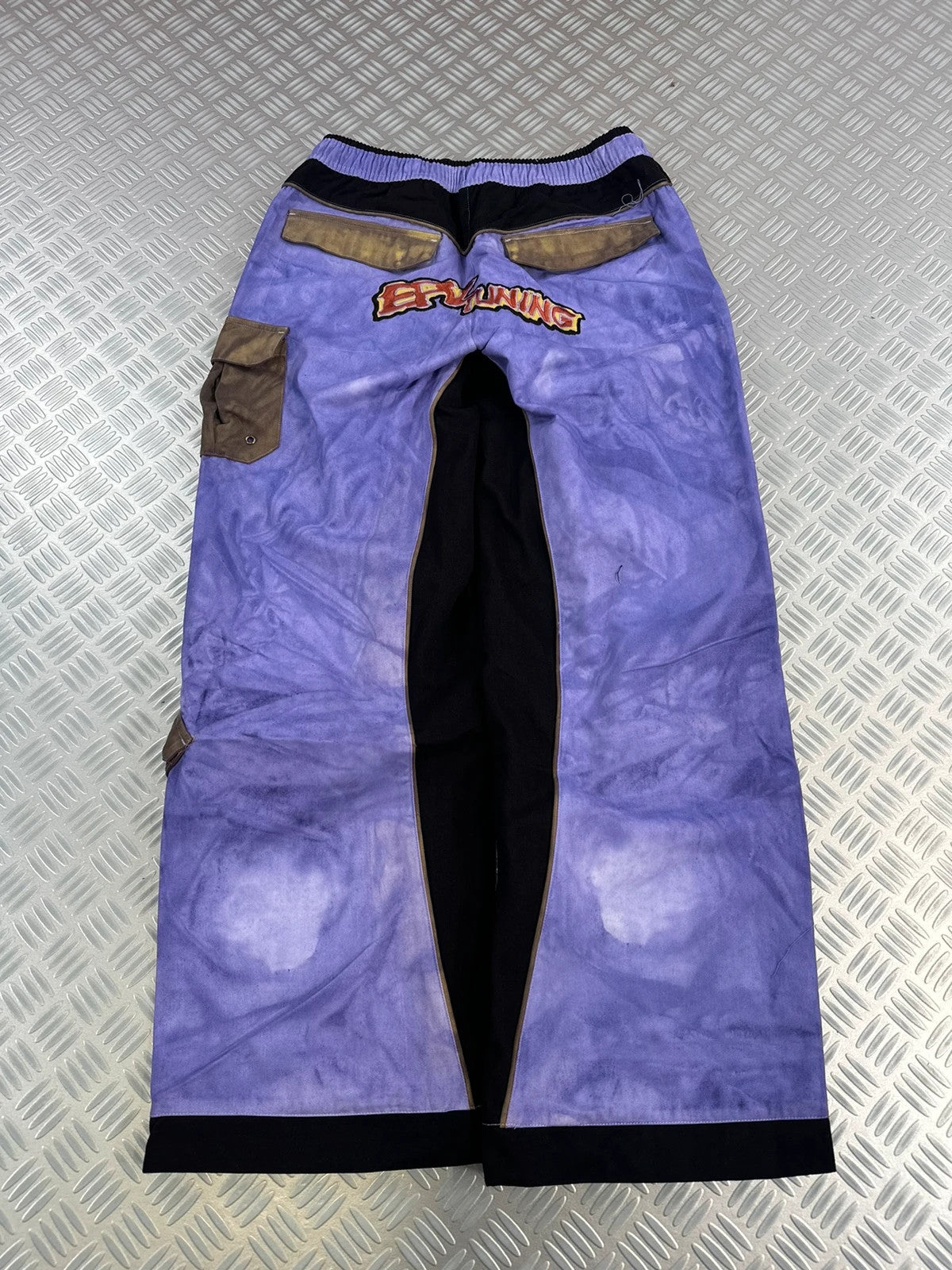 Vintage Faded Y2K Skull Tribal Hip Hop Super Baggy Pants 90s style