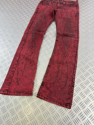Vintage Flared Y2K Japanese Boot Cut Jeans rare piece 00s