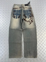 Vintage Tribal Y2K Japanese Jeans 90s rare