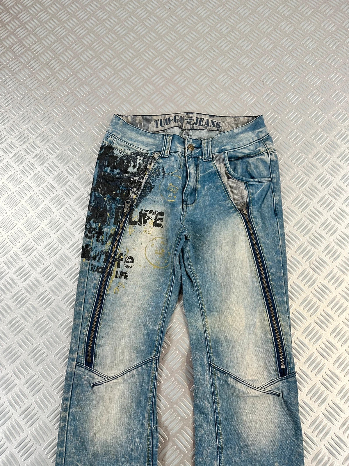 Vintage Y2K Japanese Flared jeans 00s rare
