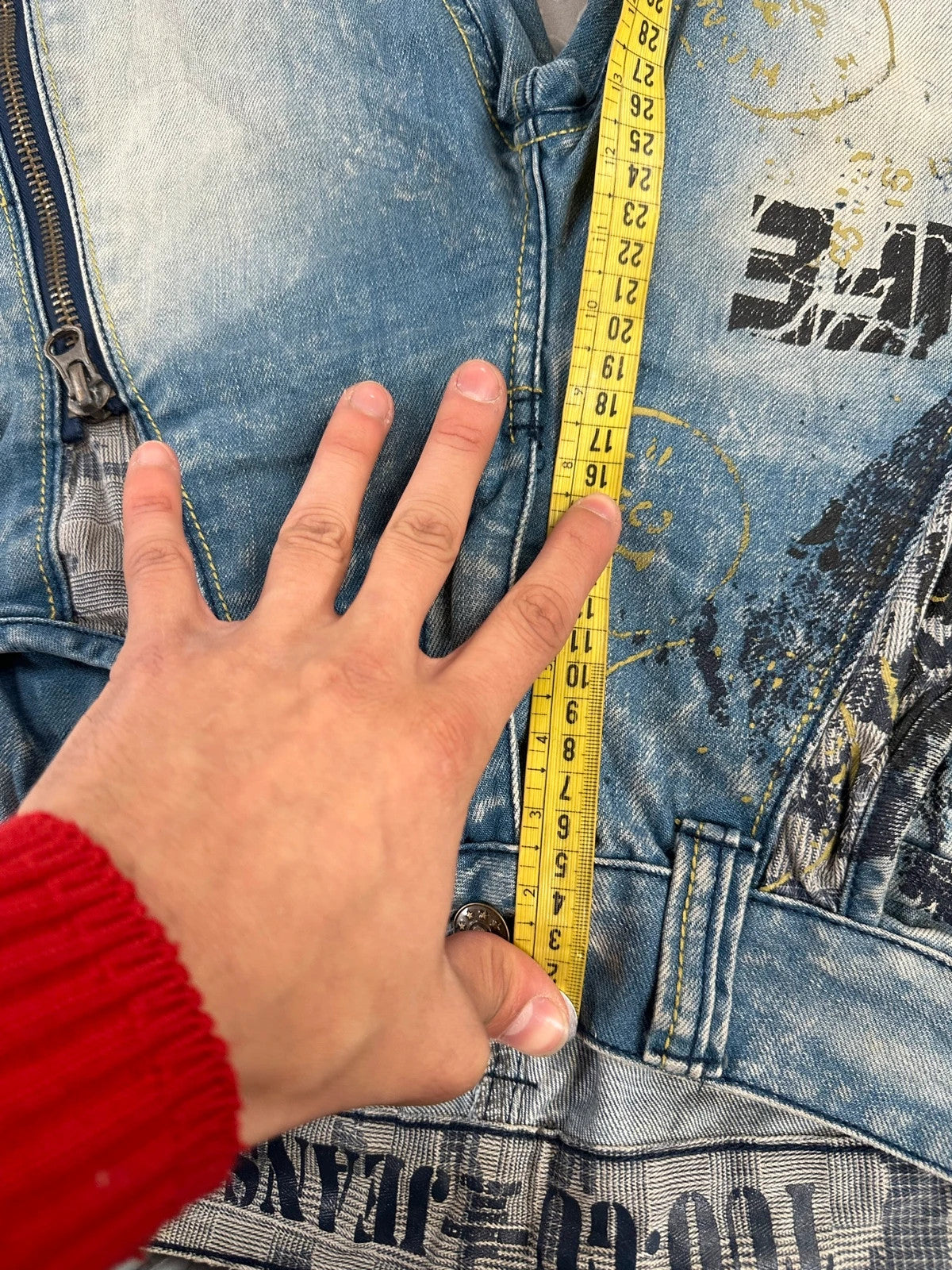 Vintage Y2K Japanese Flared jeans 00s rare