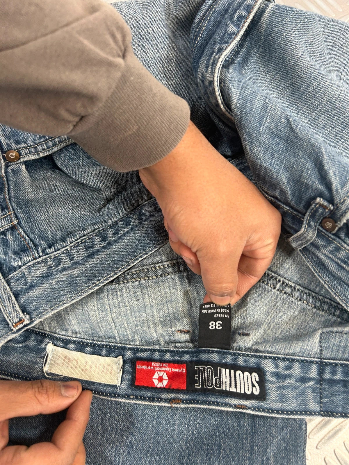 Vintage Southpole Denim Hip Hop Baggy Jeans 00s rare piece