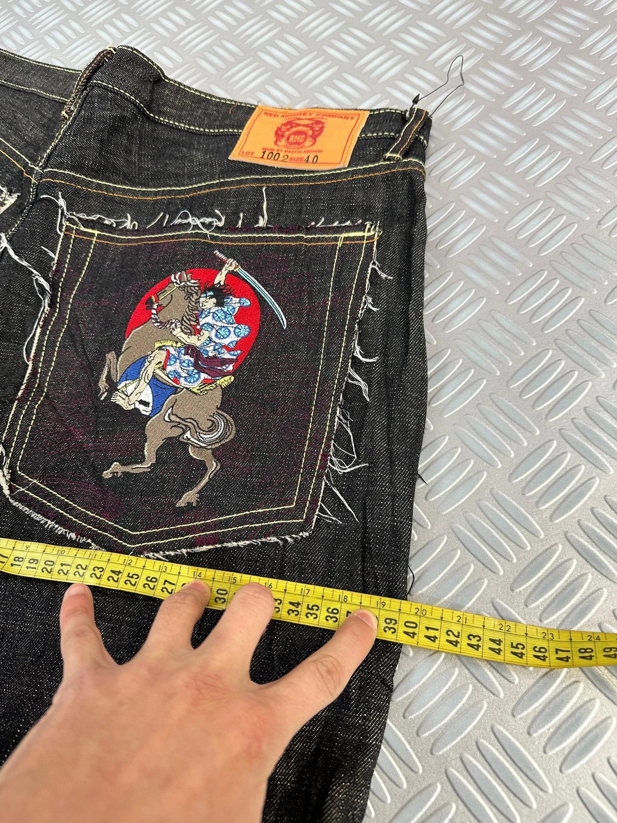 Vintage Red Monkey Company RMC Hip Hop Baggy Jeans rare piece 00s