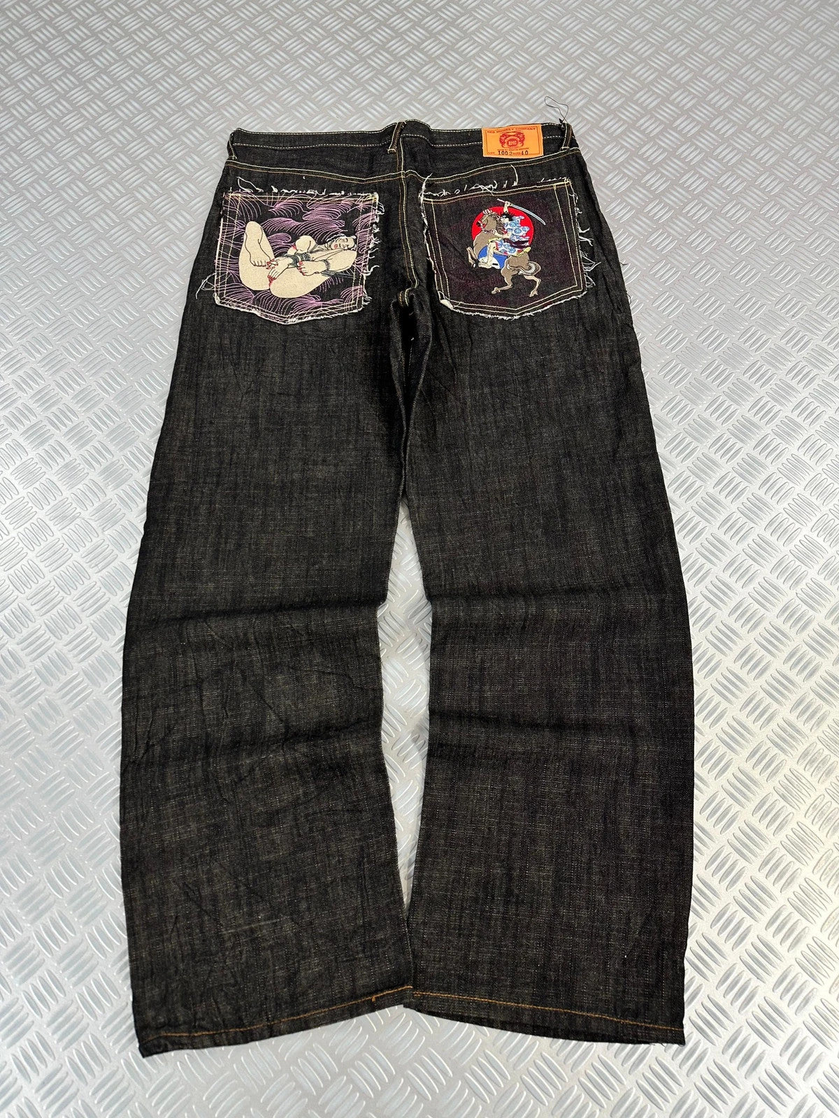 Vintage Red Monkey Company RMC Hip Hop Baggy Jeans rare piece 00s