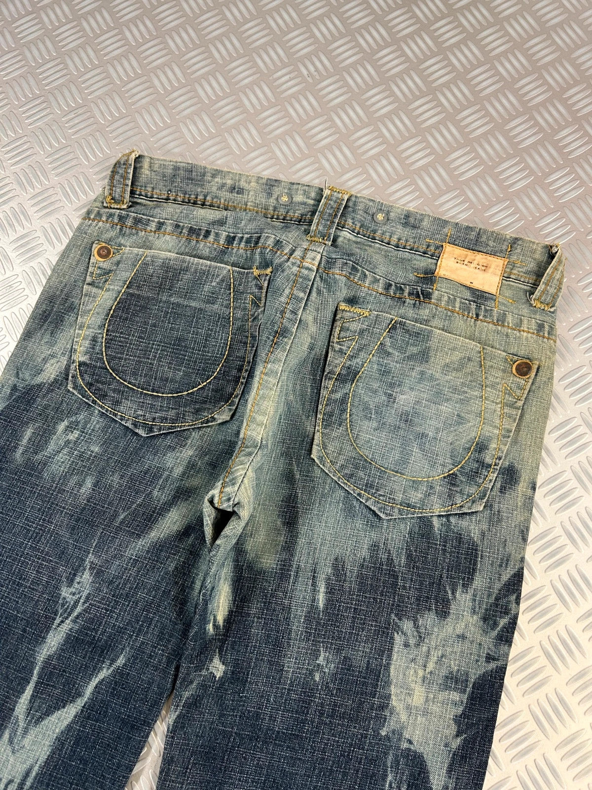 Vintage True Religion Faded y2k Jeans 00s rare piece