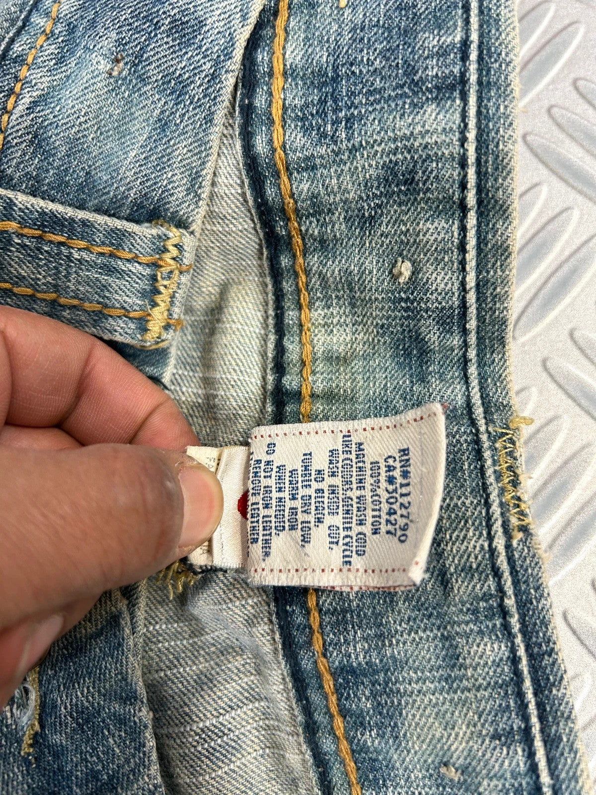 Vintage True Religion Faded y2k Jeans 00s rare piece