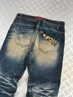 Vintage Flared Japanese y2k Jeans 2000s style