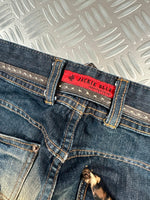 Vintage Flared Japanese y2k Jeans 2000s style