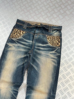 Vintage Flared Japanese y2k Jeans 2000s style