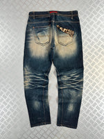 Vintage Flared Japanese y2k Jeans 2000s style