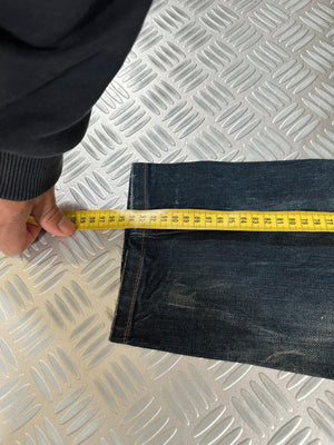 Vintage Flared Japanese y2k Jeans 2000s style