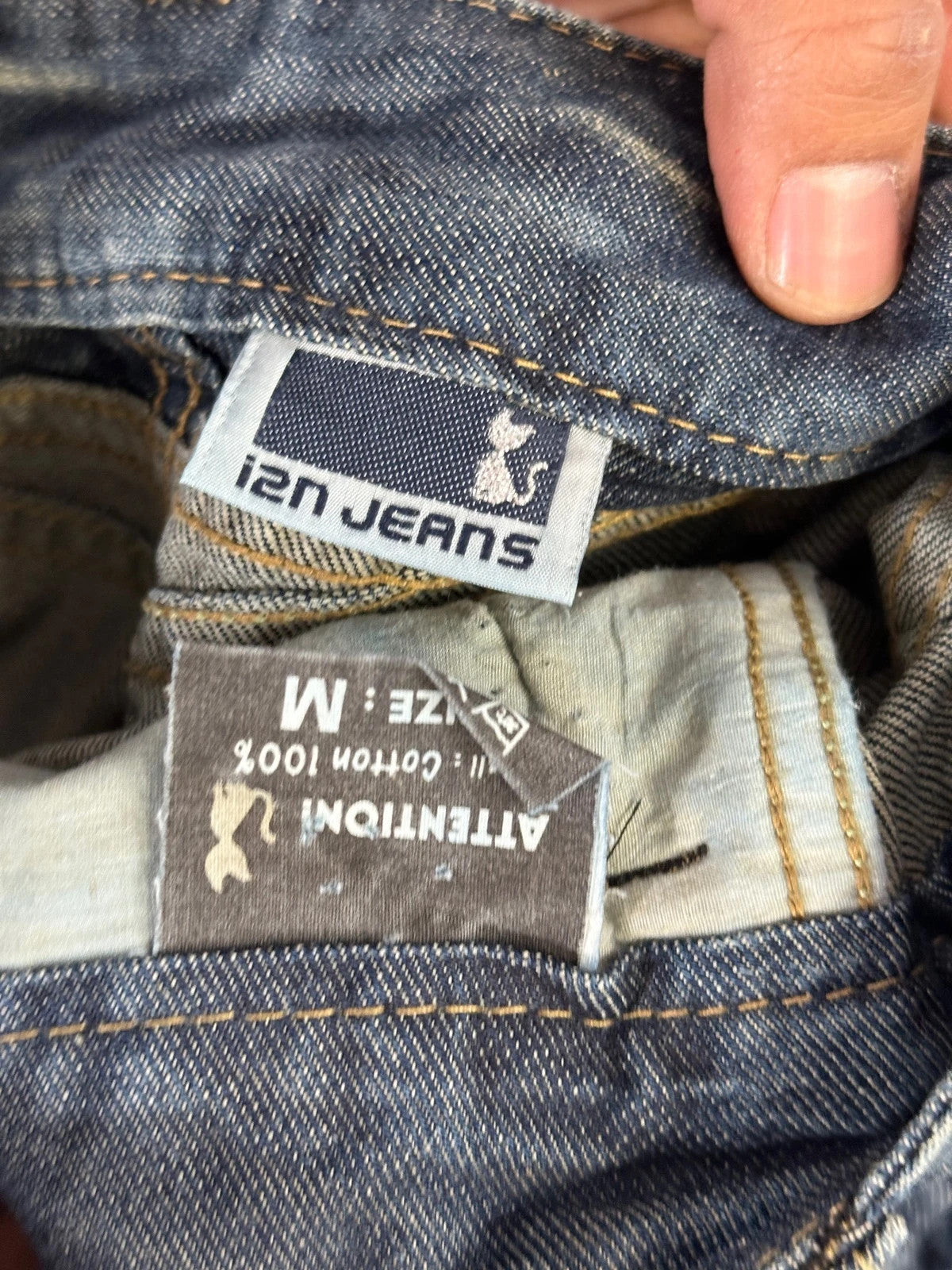 Vintage Japanese i2n y2k collection Jeans 2000s rare piece
