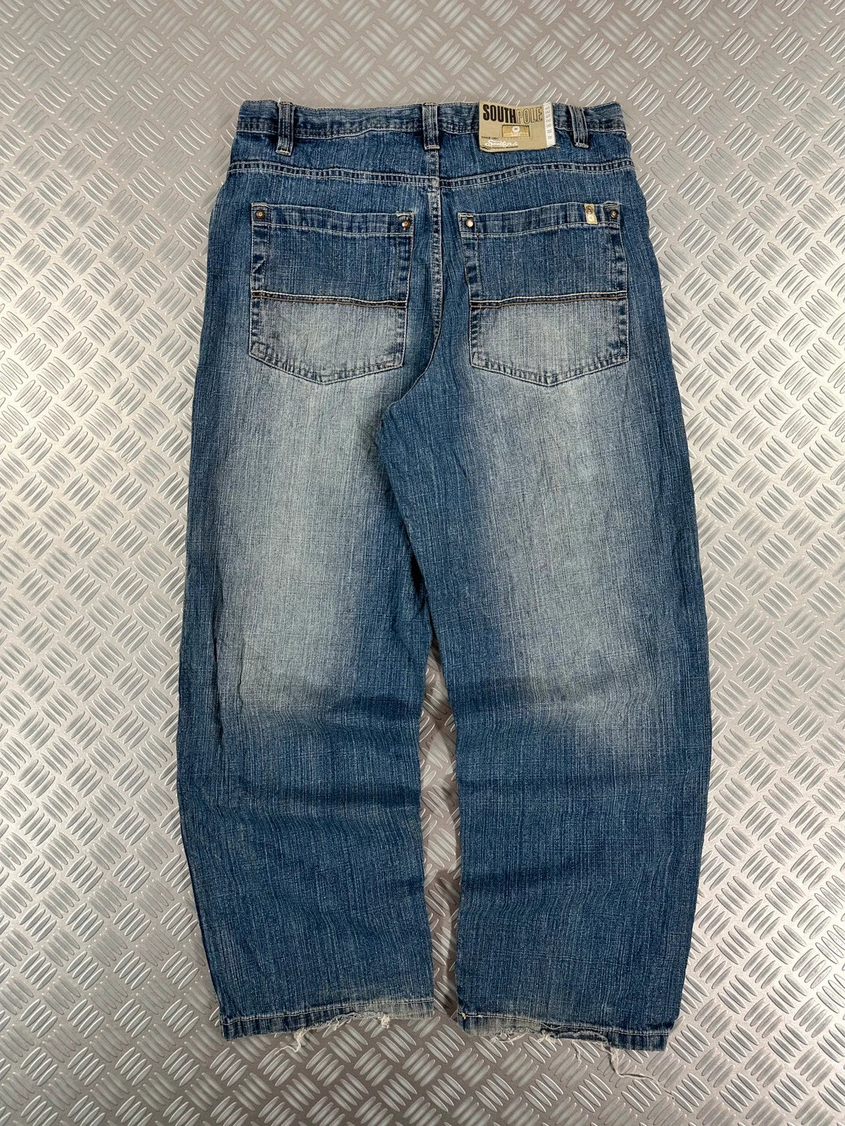 Vintage Southpole Hip Hop Baggy Denim Jeans y2k 90s